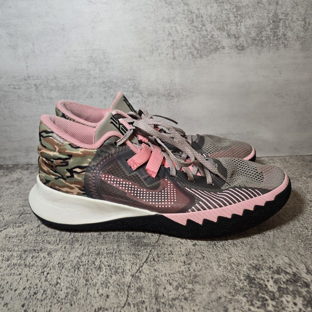 Nike Kyrie Flytrap 5 Shoes Mens US 9 Moon Fossil Pink Gaze Sneakers CZ4100-005